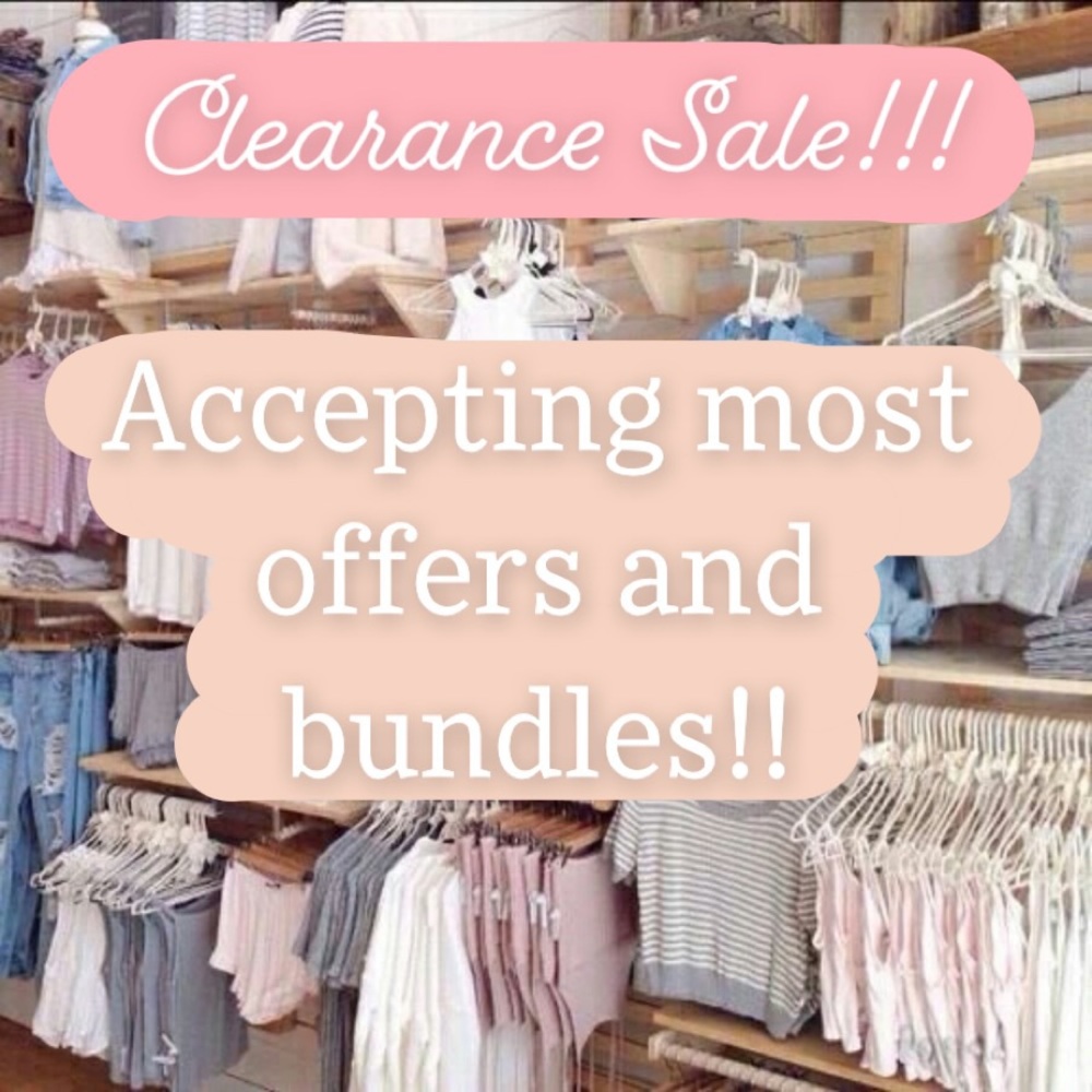 SALE!! Everything must go!!